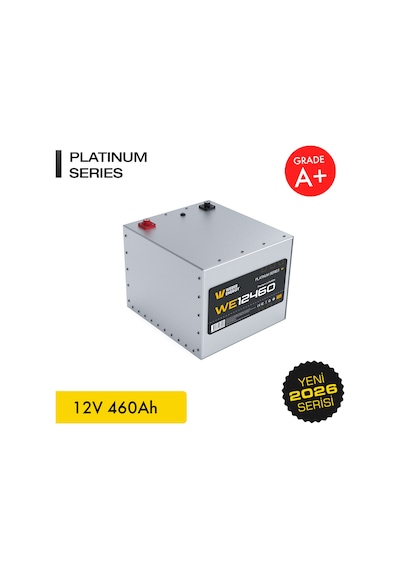Werer Energy 12V 460Ah LiFePO4 Platinum Series Bluetooth'lu Lityum Demir Fosfat Akü