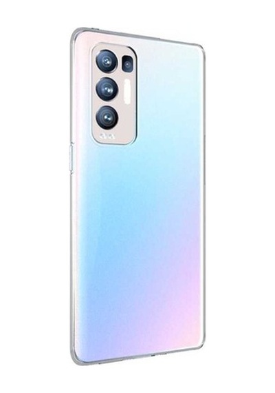 Oppo Uyumlu Reno 5 Pro 5G Kılıf Zore Süper Silikon Kapak-Renksiz