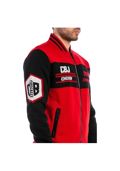 Cipo & Baxx Cl500 Erkek Kaşe Kolej Mont Slim Fit, Düğmeli, Kışlık Şık Tasarım Kırmızı