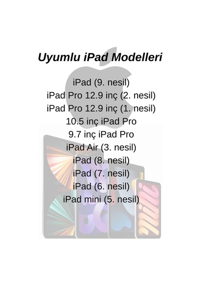 Wearfitpro Apple İpad Uyumlu Pencil 1.nesil Tablet Kalemi