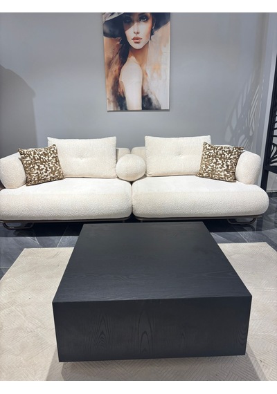 Most Lignum Mermer Görünümlü %100 Mdf Orta Sehpa 80x80 Cm Ahşap Siyah - Safir Meşe Most Lignum Mermer Görünümlü %100 Mdf Orta Sehpa 80x80 Cm Ahşap Siyah - Safir Meşe