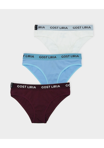 - Mood Kadın Slip 3 Lü Paket Çok Renkli Çok Renkli