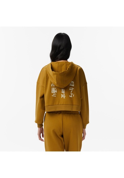 United4 Unıted4 Regular Fit Kadın Kahverengi Sweatshirt Juju Kahverengi