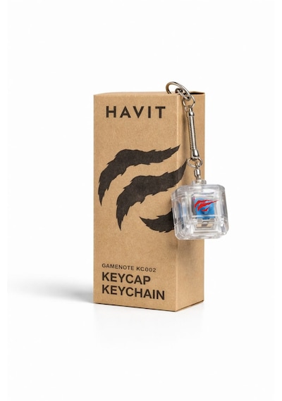 Havit Gamenote Mekanik Blue Switch Anahtarlık Kc002 - Oyuncu Hediyesi Şeffaf Keycap Keychain