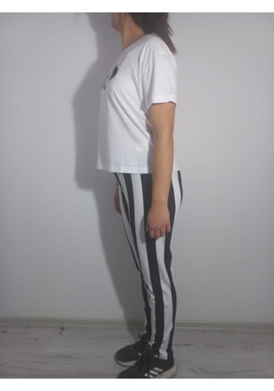Vinetta Pijama Siyah Beyaz