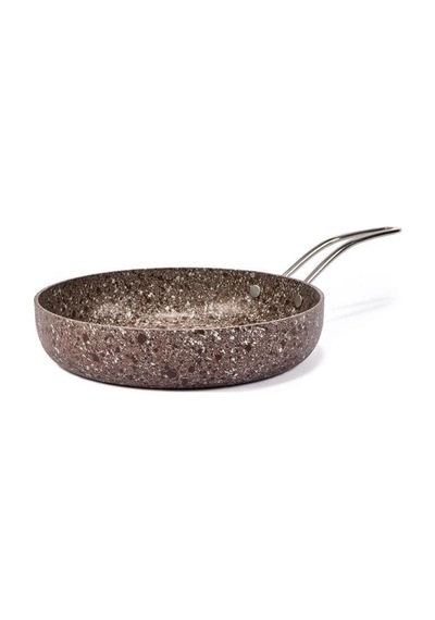 Brioni Stone Age Çizilmez Yanmaz Yapışmaz Terra 26 Cm Tava Kahverengi