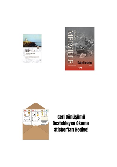 Toplu Öyküler - Herman Melville + Kâtip Bartleby + Okuma Sticker'ları