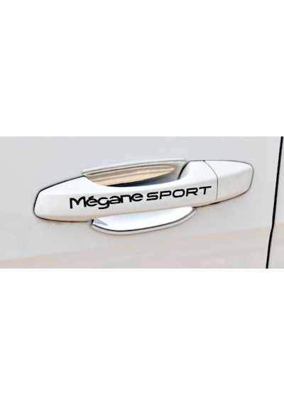 Oto Megane 1 Sport Kapı Kolu Ve Jant Sticker Seti 8 Adet