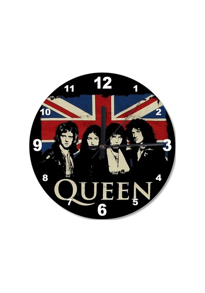 Queen Freddie Mercury Ahşap Duvar Saati (406999652) Ahşap