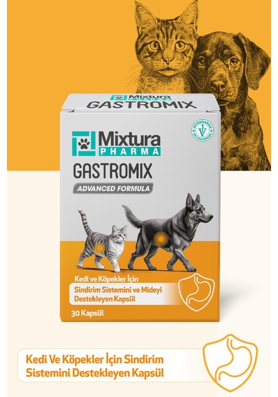 Mixtura Pharma Gastromix Mide Ve  Sistemini Kedi Ve Köpek Mide Koruyucu