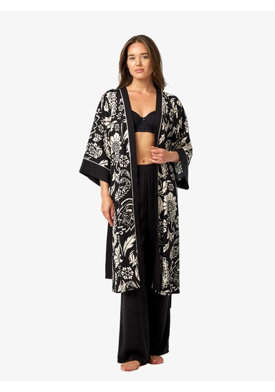 Blackspade Kadın Sabahlık 52268 - Desenli Çok Renkli