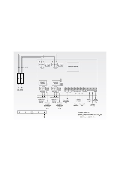 Etna Hydropan2d-aps İkili Hidrofor/dalgıç Panosu 220v-2x2,2 Kw