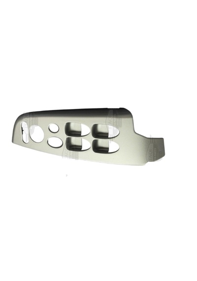 Honda Civic Fd6 2006-2011 Cam Düğme Çerçevesi Sol Gümüş Gri