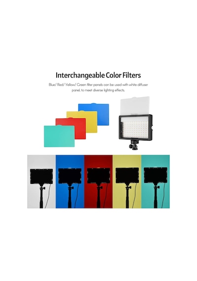 8 Inç 19cm 13w 120 Led Fotograf Ve Video Işığı Ve Mini Tripod Vlog Ürün Youtube Canlı Yayın Vb