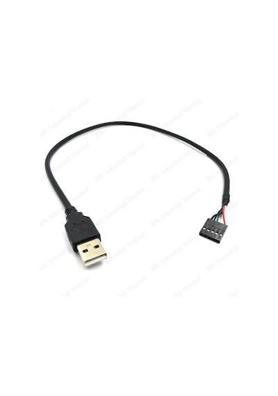 Usb 2.0 A Erkek To 5Pin Dişi Pcb Anakart Kablosu