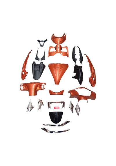 Jupıter 125 Cc Kaporta Seti Orange Turuncu Ctvr Ç36271