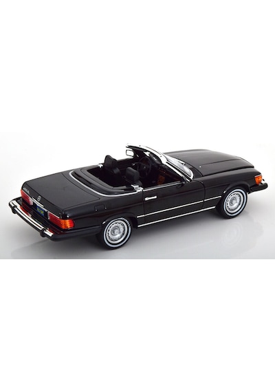 1:18 Norev 1979 Mercedes 450sl R107 Us-version American Gigolo Black Diecast Metal Minyatür Model Araba 25cm