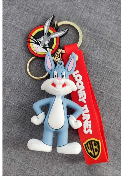 Bugs Bunny Figürlü Büyük Boy Silikon Anahtarlık