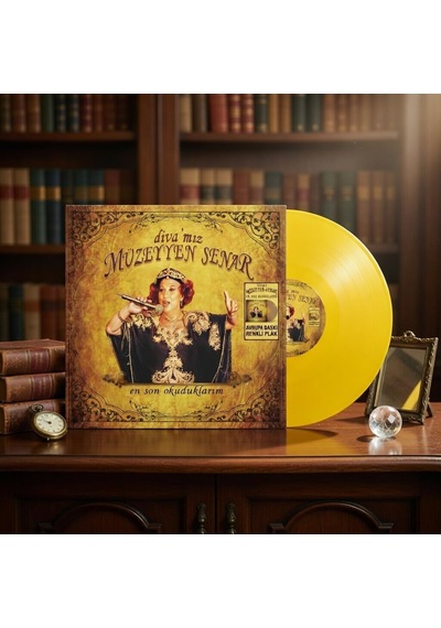 Müzeyyen Senar Diva'mız En Son Okuduklarım Gold Viny Renkli Plak, Lp