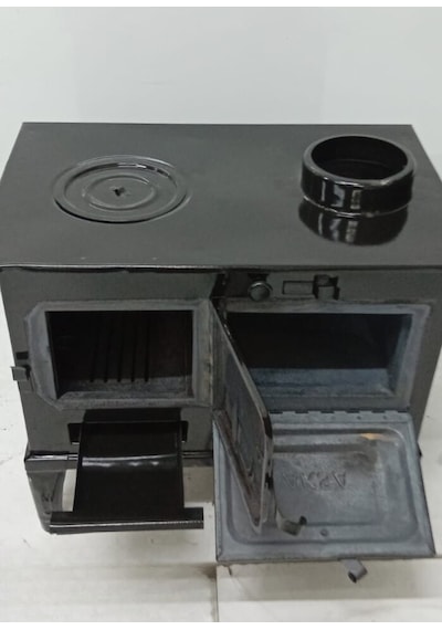 Fırınlı Karavan Kamp Sobası Odun Uyumlu Taşınabilir Mini Soba
