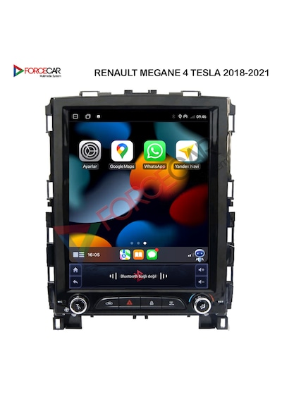 Renault Megane 4 Tesla Ekran Android 4 64 Kablosuz Carplay