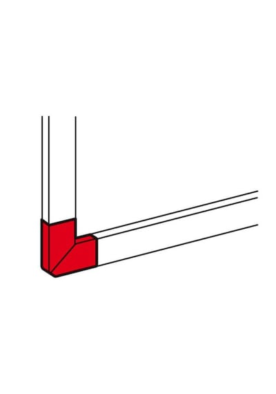 010767 Dlp 35x80 Ve 50x80 Mm Kanal İçin Dirsek 90 Derece