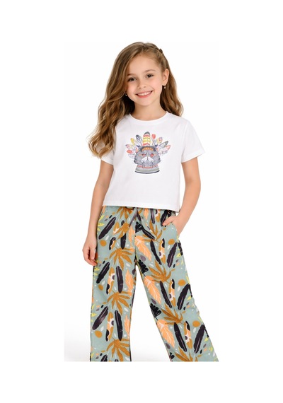 İrem Çocuk Giyim Kız Çocuk Kedi Desenli Kısa Crop Tişörtlü Yeşil Renk Tişört Pantolon Takımı Yeşil İrem Çocuk Giyim Kız Çocuk Kedi Desenli Kısa Crop Tişörtlü Yeşil Renk Tişört Pantolon Takımı Yeşil