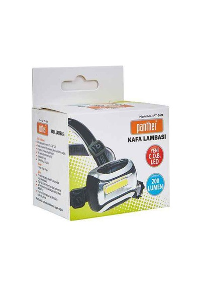 2 Adet Panther Pilli Kafa Lambası Pt-5018