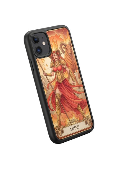 İphone 11 Uyumlu Horoskop Desenli Kamera Korumalı Darbelere Dayanıklı Kılıf 654-horoskop-iphone11