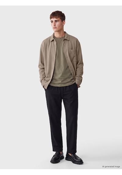Lcw Vision Kahverengi Regular Fit Tek Cepli Erkek Gömlek Ceket