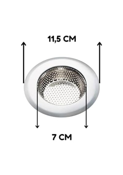 Paslanmaz Çelik Lavabo Süzgeci, 11,5 Cm, 2 Adet Diğer