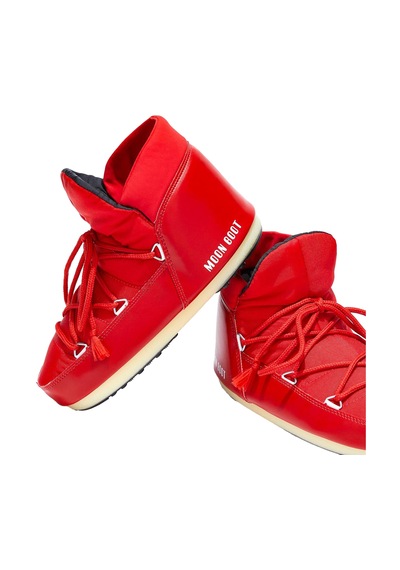 Moon Boot Moon Boot Mb Pumps Nylon Kadın Kar Botu 15 Kırmızı