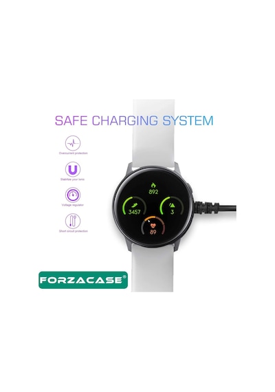 Forzacase Samsung Galaxy Watch 8 Serisi 40 / 44 / Ultra İle Uyumlu Type-c Manyetik Şarj Kablosu - Fc017