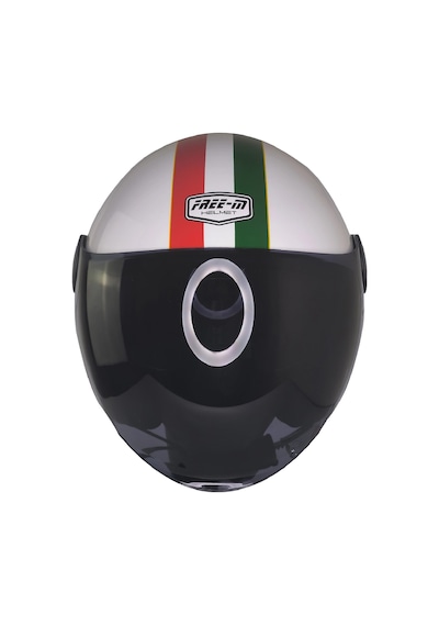Fr-612 İtaly Gold Yarım Kask Siyah Camlı+güneş Vizörlü İtalyan