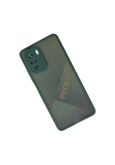Xiaomi Poco F3 Uyumlu Kılıf Montreal Silikon Kapak - Yeşil