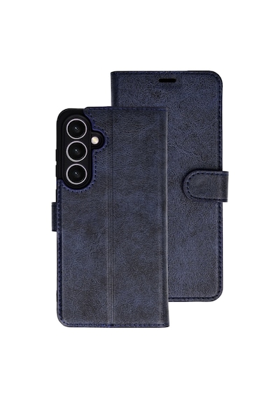 Samsung Galaxy Uyumlu A37 5g Kılıf Deri Deluxe Cüzdanlı Kapaklı Case Lacivert