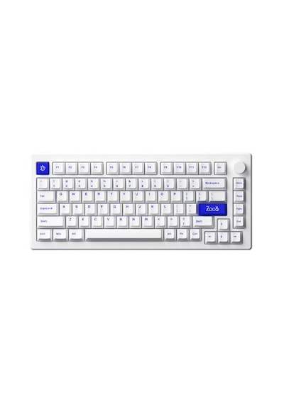 Akko MOD 007B PC Blue on White V3 Piano Pro Switch RGB Kablosuz Hotswap Mekanik Oyuncu Klavye