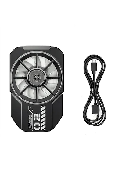 Gaming Cep Telefon Hava Soğutma Fanı Metal Radyatör Soğutucu Mavi