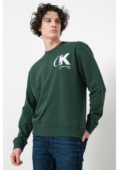 Calvin Klein Erkek Sweatshirt Haki