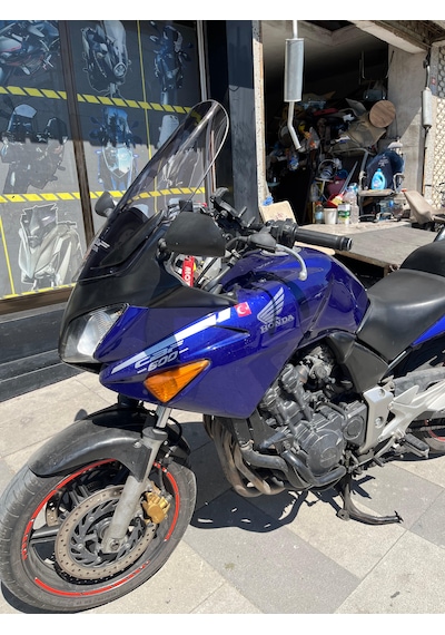 2004 - 2013 Honda Cbf 600 Uzun Ön Cam 56cm 4mm Zeus Acik Füme