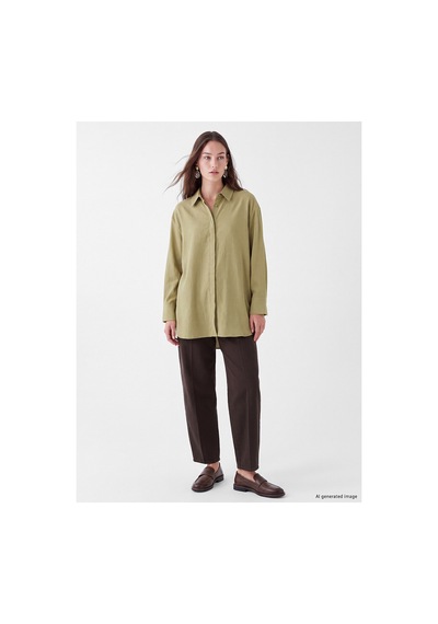 LC Waikiki Alıta Cıty Farkıyla Lcw Modest Haki Modal Karışımlı Kadın Gömlek Tunik Haki - 931676257 Haki LC Waikiki Alıta Cıty Farkıyla Lcw Modest Haki Modal Karışımlı Kadın Gömlek Tunik Haki - 931676257 Haki