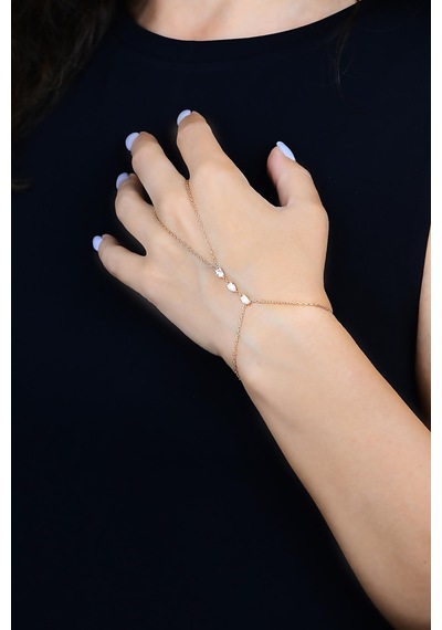 Söğütlü Silver Gümüş Rose Damla Kesim Zirkon Taşlı Şahmeran