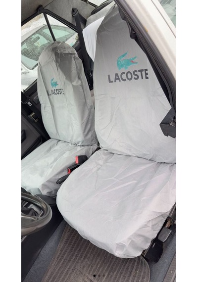 Lacoste Üniversal Gri Ön 2 Li Tela Servis Kılıfı 2'li Set