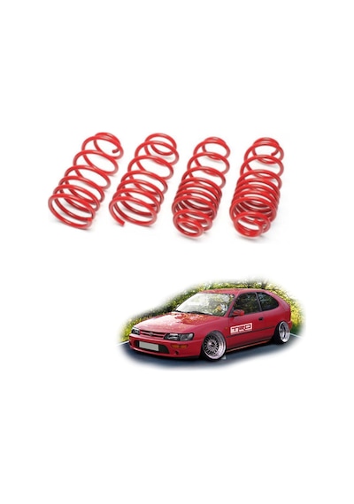 Toyota Corolla Uyumlu spor yay helezon 35mm/35mm 1992-1998 Coil-ex