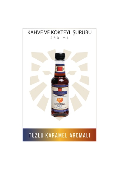 Şurup Seti 3x250 Ml Kahve Ve Kokteyl Şurubu-tuzlu Karamel, Hindistancevizi,italyan Karamel Diğer