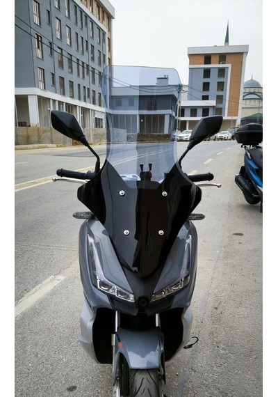 Motocam Arora Max T Easy 125 Ön Cam 2022-2026 Model 78cm Füme Renkli 4mm Uzun