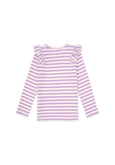U.S. Polo Assn. Kız Çocuk Lila Çizgili Bisiklet Yaka Sweatshirt 50317983-VR034 U.S. Polo Assn. Kız Çocuk Lila Çizgili Bisiklet Yaka Sweatshirt 50317983-VR034