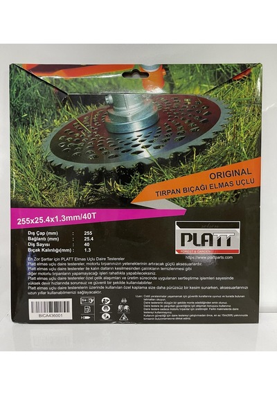 Platt Elmaslı Tırpan Testeresi 255 Mm 40 Diş-44786