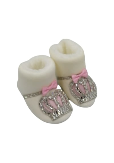 Pamily Baby Bebe Pelüş Patik-0-6 ay-Krem (505417924) Krem