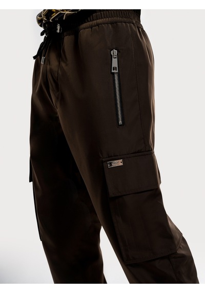 Baggy Fit Erkek Pantolon Haki